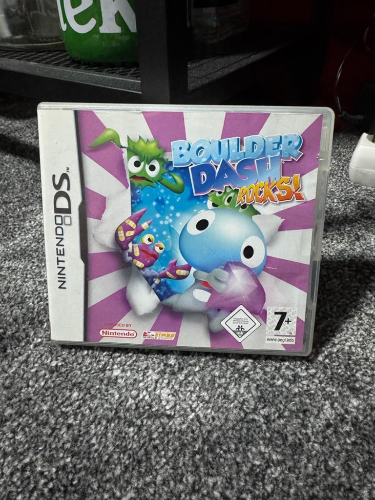 Boulder Dash Rocks! Nintendo DS - Compleet met boekje, Puzzel en Educatief, 1 speler, Ophalen of Verzenden, Zo goed als nieuw