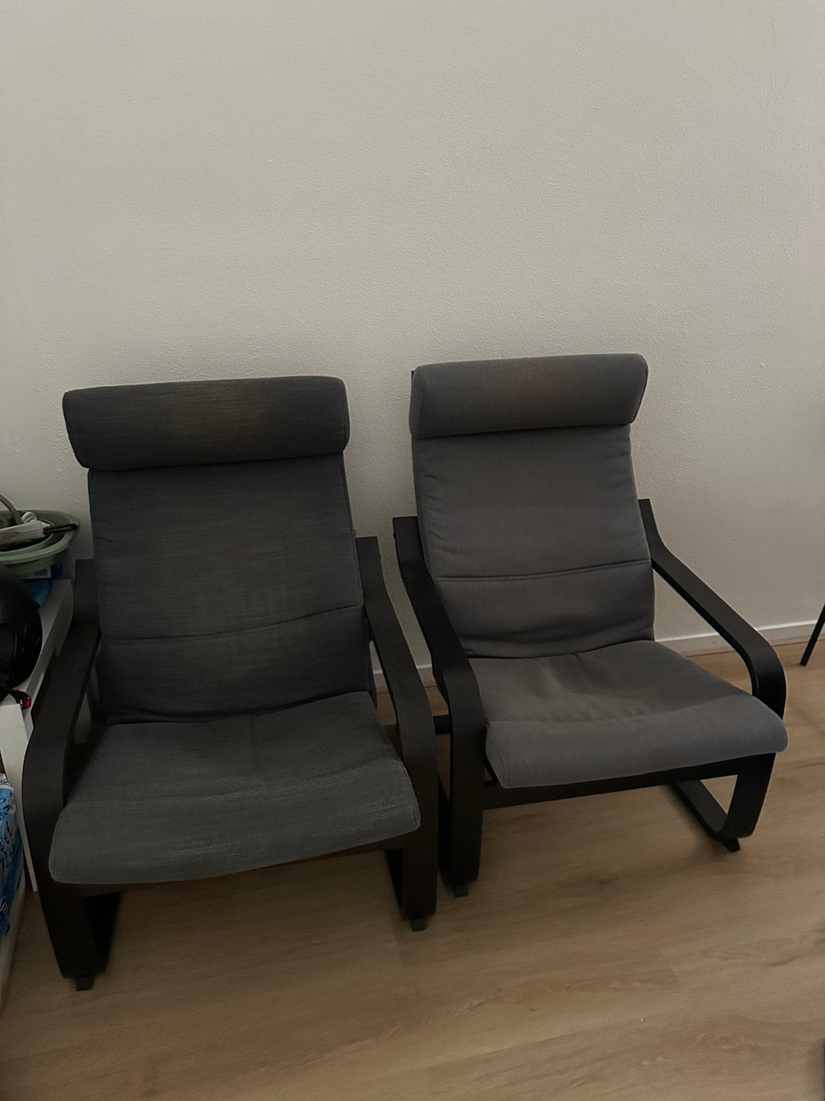 IKEA Poang lounge stoelen 2 stuks, Ophalen, Zo goed als nieuw, 50 tot 75 cm