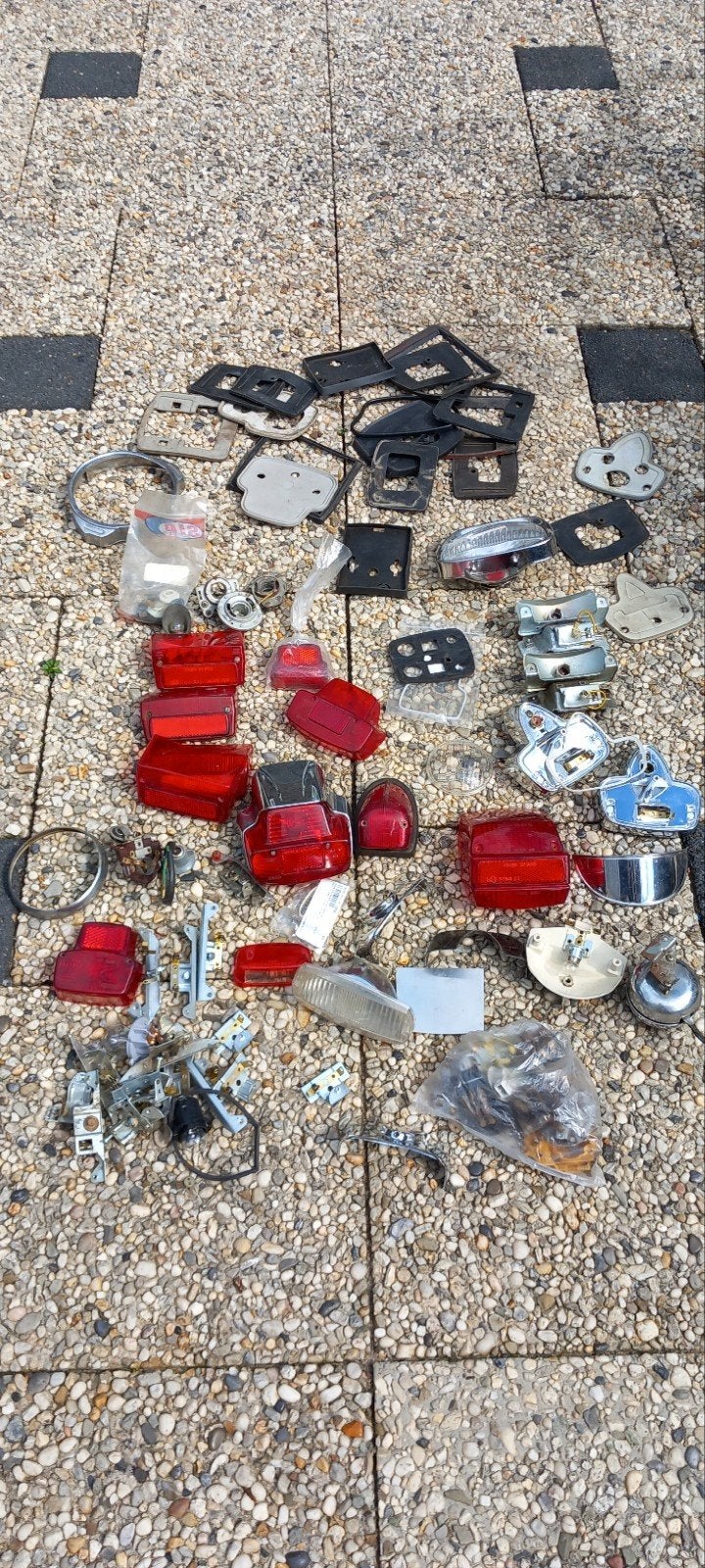 Vespa Scooter/Motorscooter Oldtimer Verlichting Onderdelen, Ophalen of Verzenden, Gebruikt, Koplamp