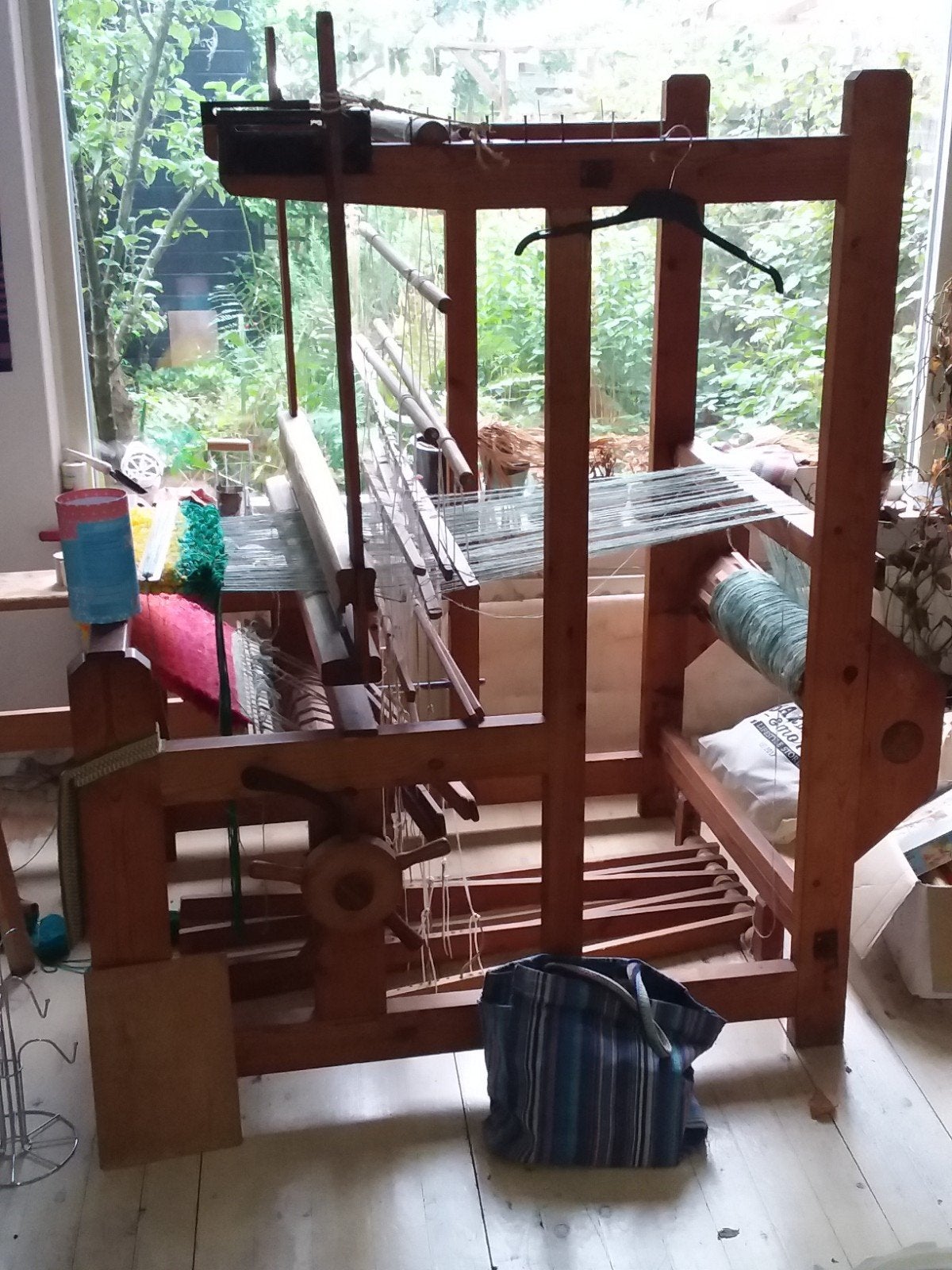 Prachtig houten weefgetouw, Ophalen, Gebruikt, Hout, Overige typen