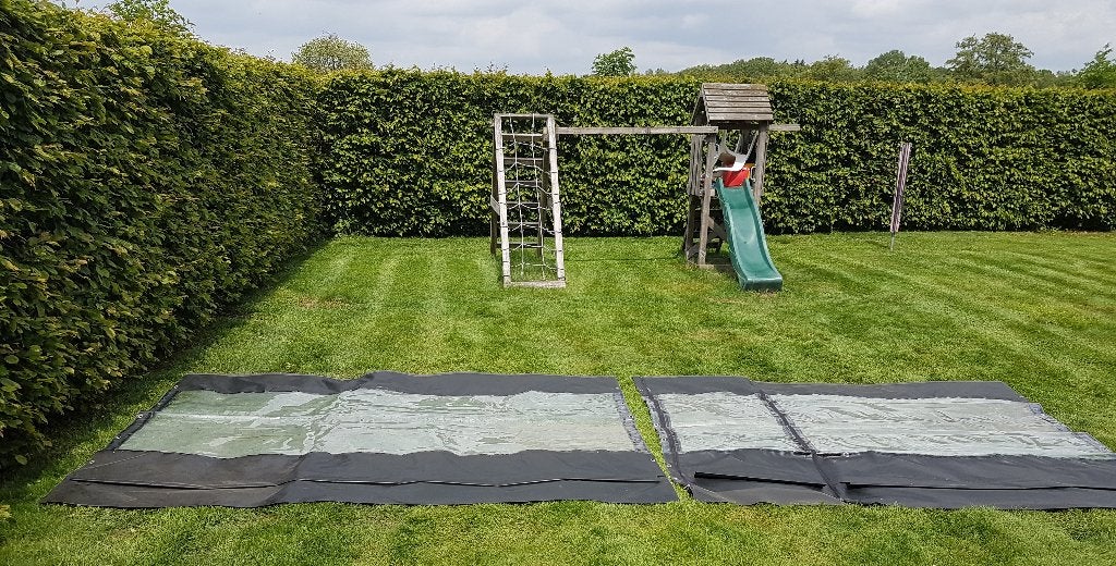 Mooi stevig verandazeil veranda zeil  doek voor overkapping., Tuin en Terras, Ophalen, Zo goed als nieuw, Veranda