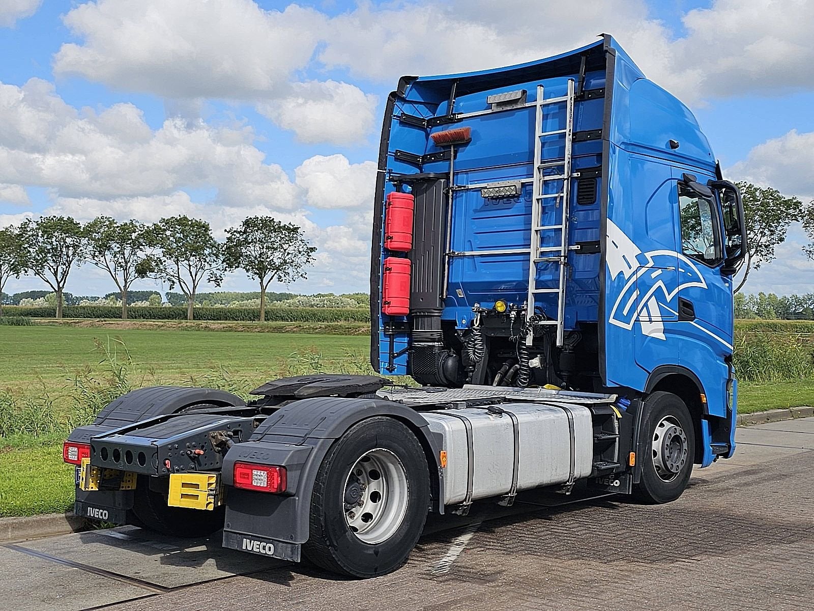 IVECO S-WAY AS440S49 intarder, Auto's, Automaat, Euro 6, Iveco, Blauw
