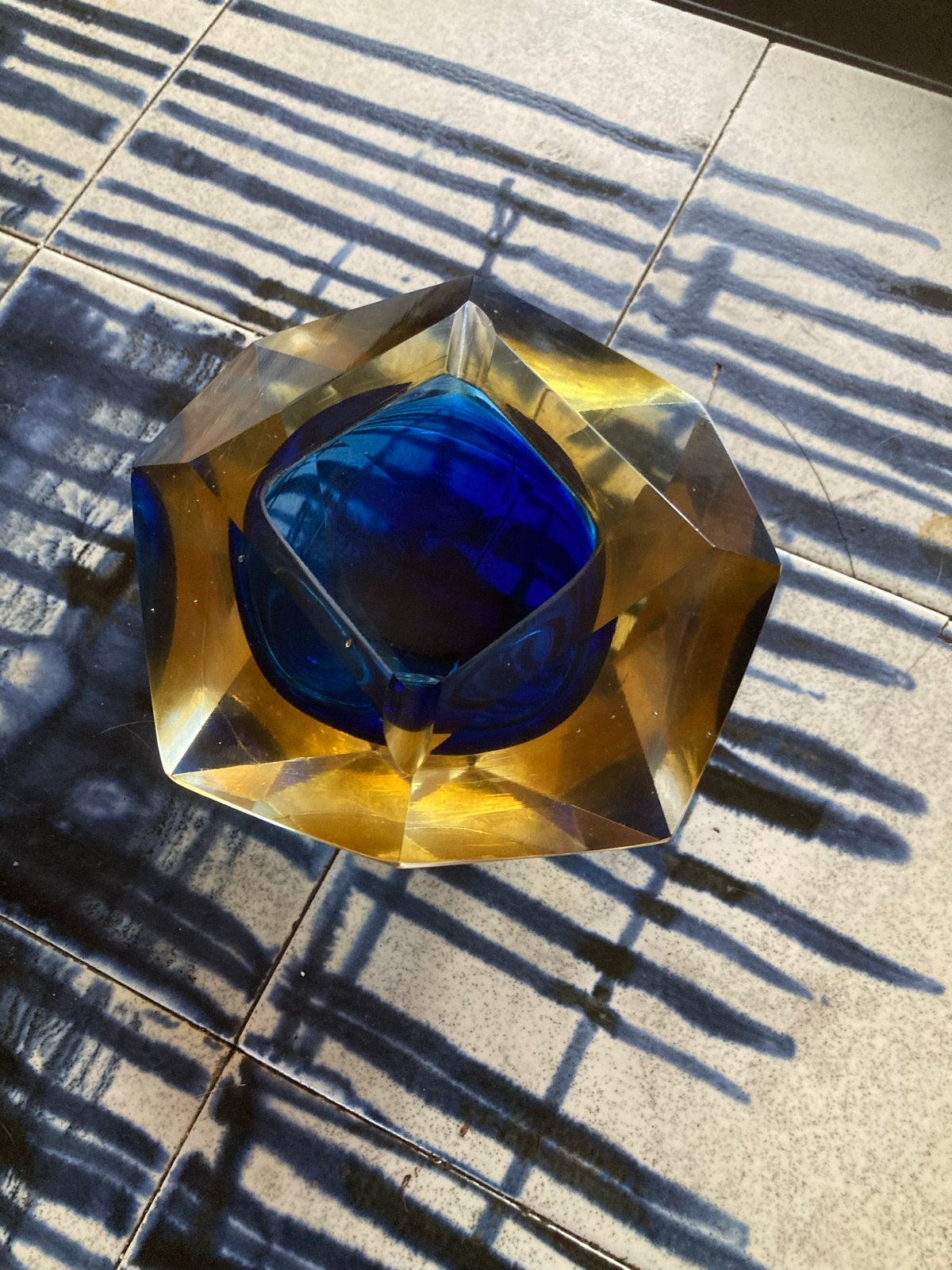 Murano Asbak Summerso, Ophalen of Verzenden