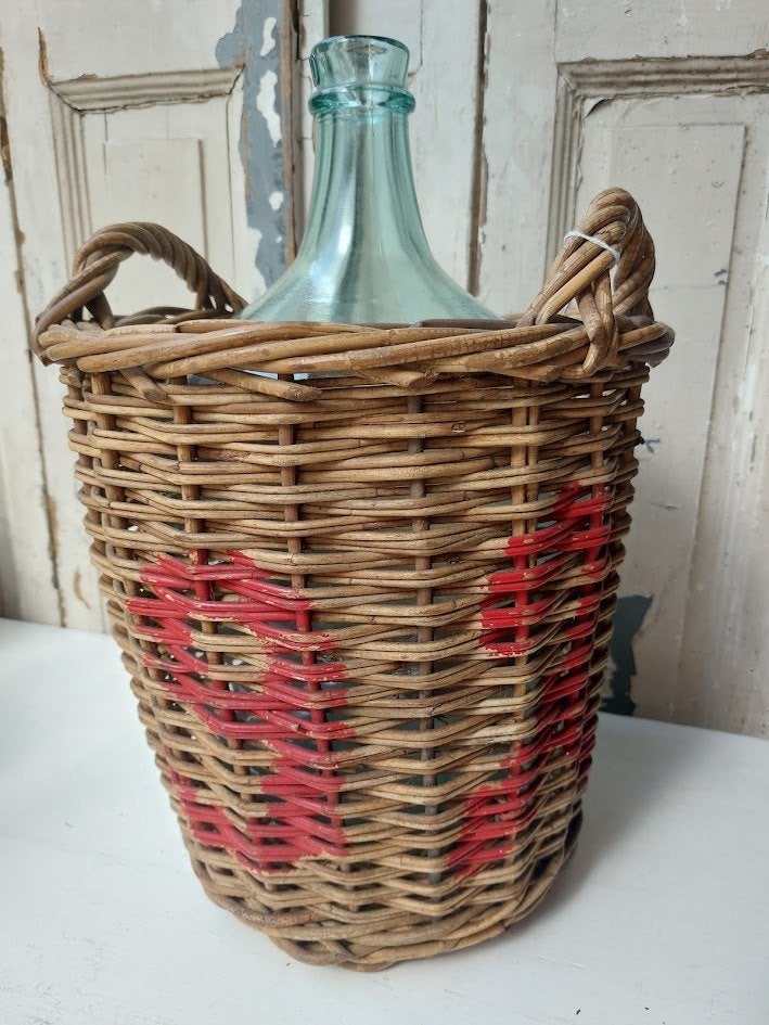 Gistfles in oude mand met letters, Ophalen of Verzenden