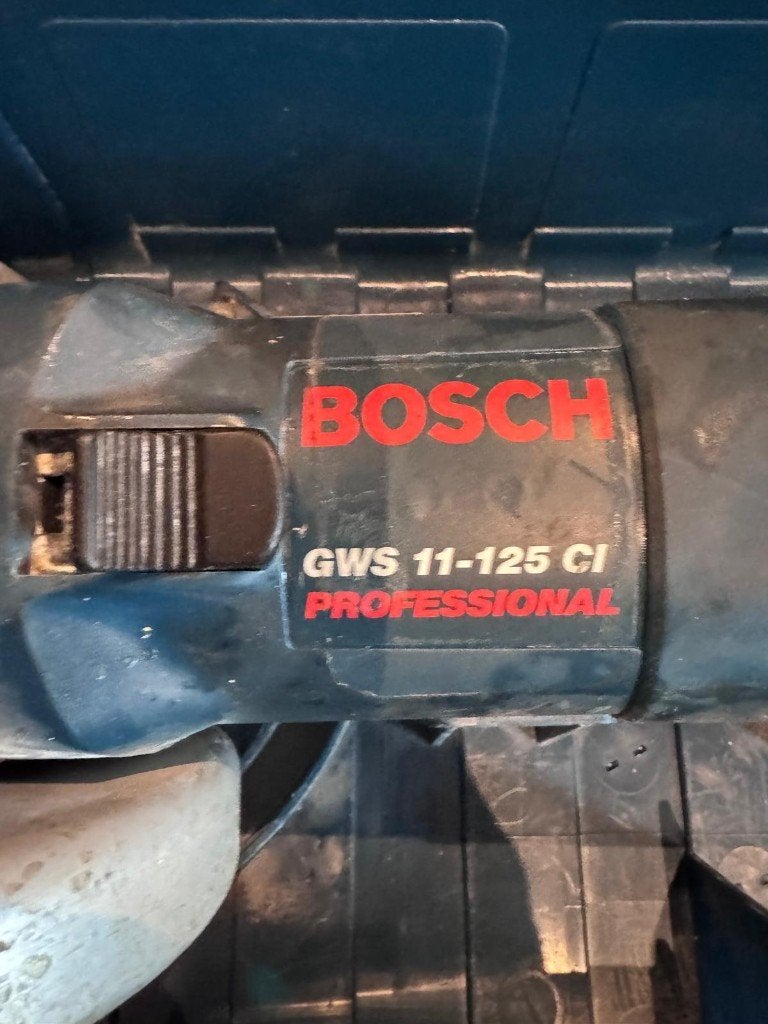 Bosch GWS 11-125 CI Professional Haakse Slijper, Doe-het-zelf en Verbouw, Ophalen, Zo goed als nieuw, 1000 watt of meer, Haakse handslijpmachine