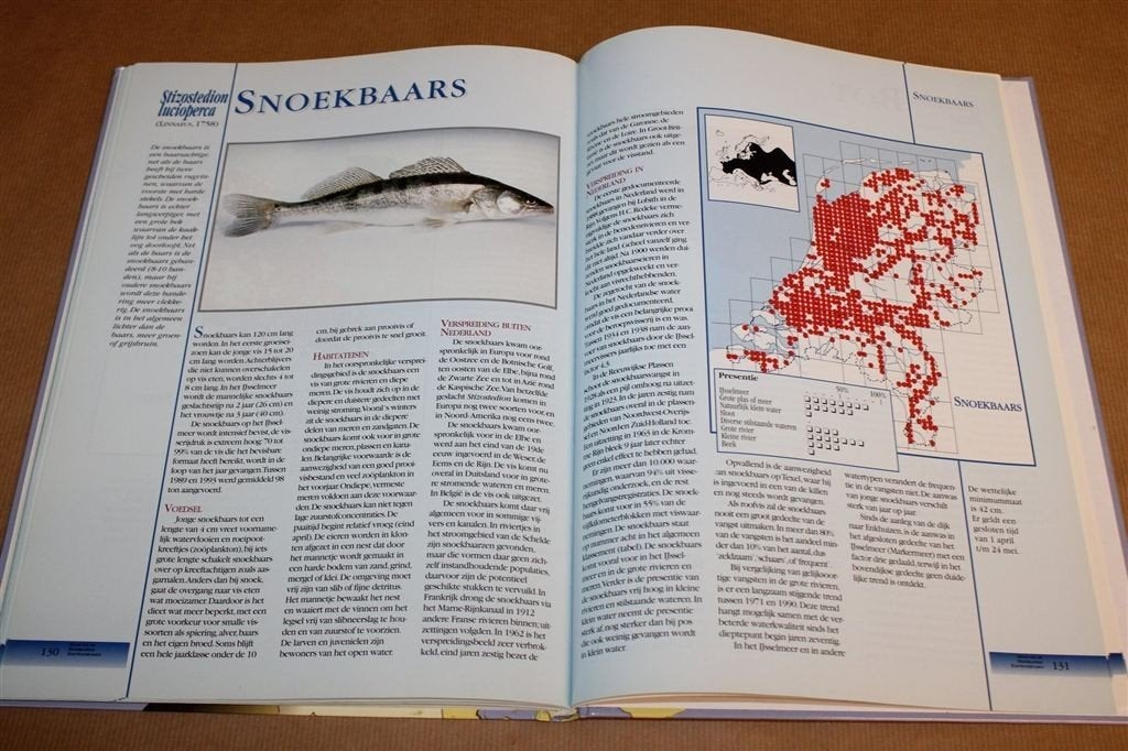 Atlas van de Nederlandse Zoetwatervissen — 53 Kaarten, Ophalen of Verzenden, Gelezen