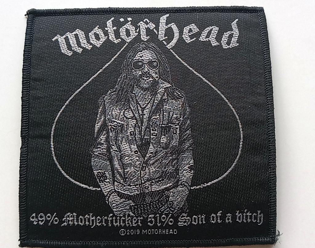 Motorhead 49% motherfucker 51% son of a bitch patch 183, Verzenden, Nieuw, Kleding