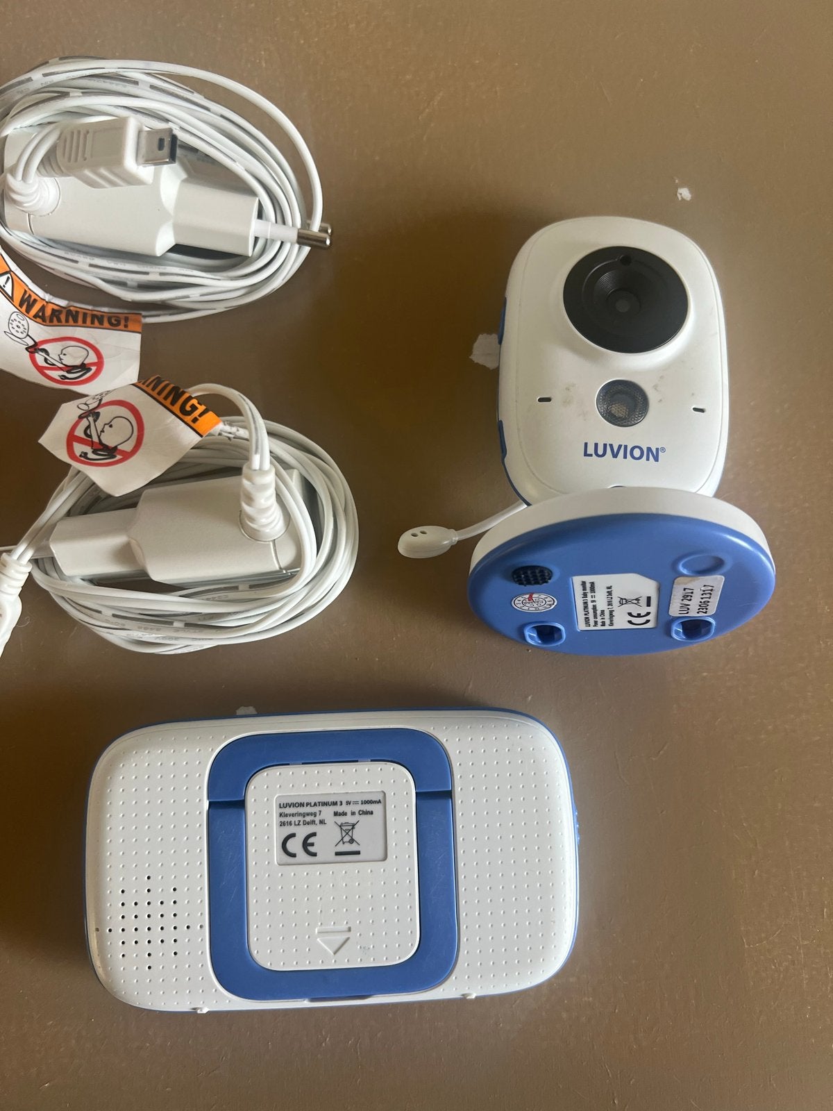 Luvion Platinum 3 Babyfoon met Camera, Kinderen en Baby's, Babyfoons, Ophalen of Verzenden, Gebruikt, 250 meter of meer, Camera