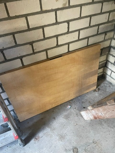 plaktafel voor behang, Ophalen, Gebruikt