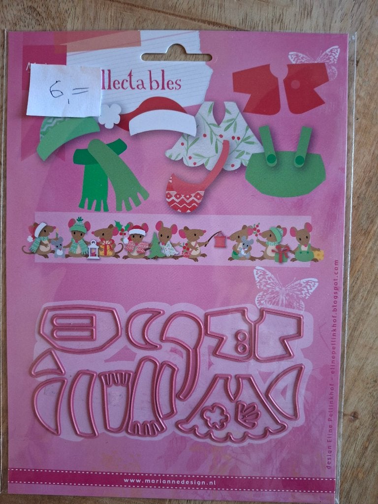 Marianne design Collectables COL1438, Ophalen of Verzenden, Nieuw, Kerst, Pons of Mal