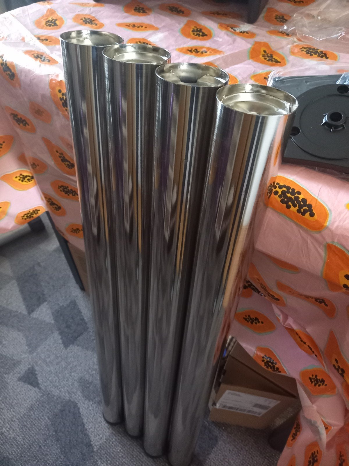 Nieuwe poten voor bar of tafel - 90 cm hoog, Tafelpoot, 50 tot 100 cm, Nieuw, Ophalen of Verzenden
