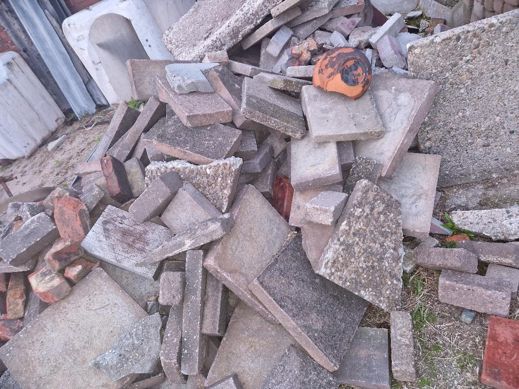 Allerlei stenen, Ophalen, Gebruikt, Beton, Klinkers