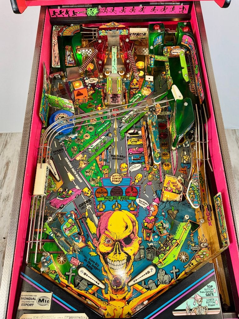 Pinball / Flipperkasten Bone Busters, Verzamelen, Gebruikt, Elektronisch, Onderdeel of Defecte kast, Gottlieb