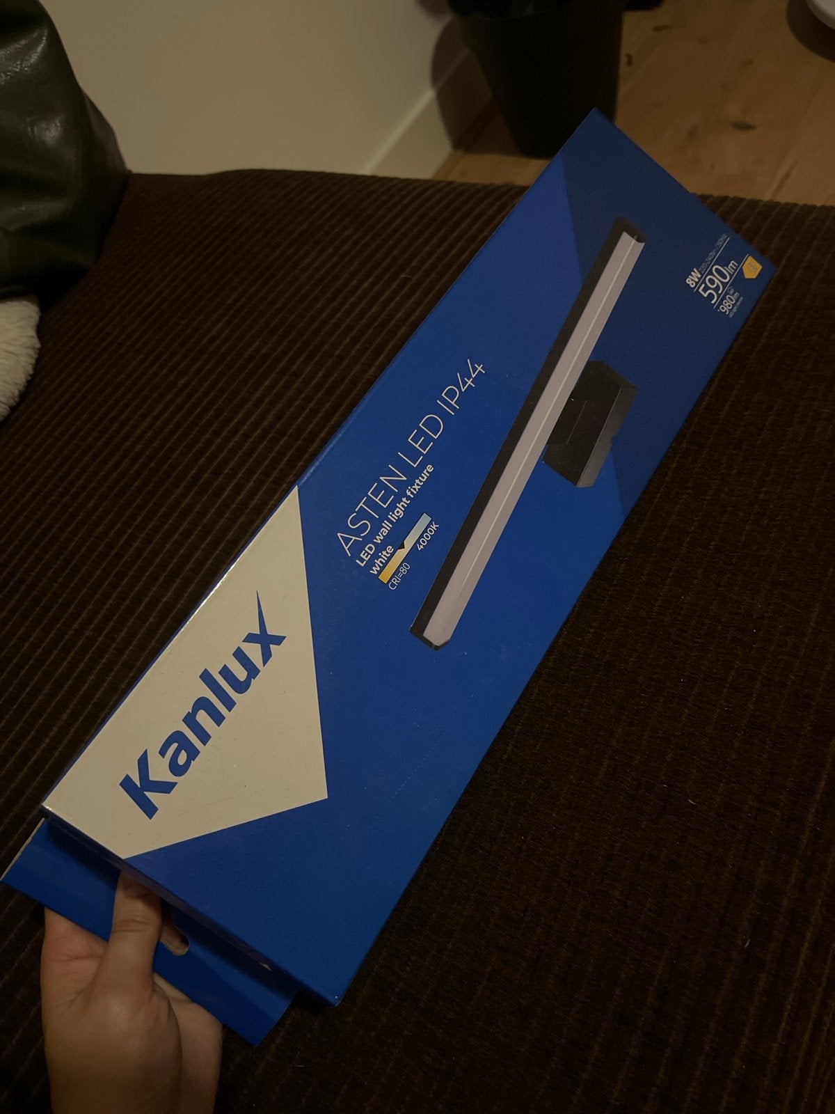 Nieuwe Kanlux ASTEN LED IP44 badkamerlamp - Wit, 8W, Ophalen, Wit, Overige merken, Waterbestendig