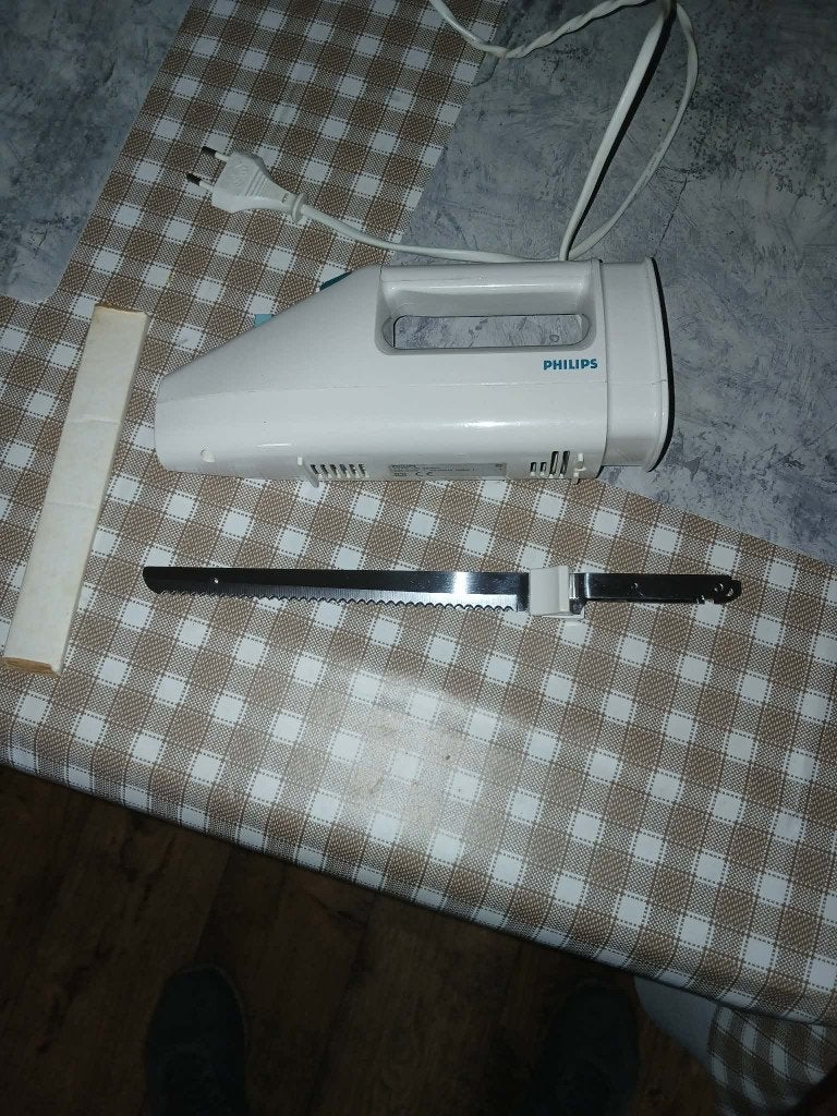 elektrische mes, Gebruikt, Ophalen of Verzenden, Snijmachine, Wit