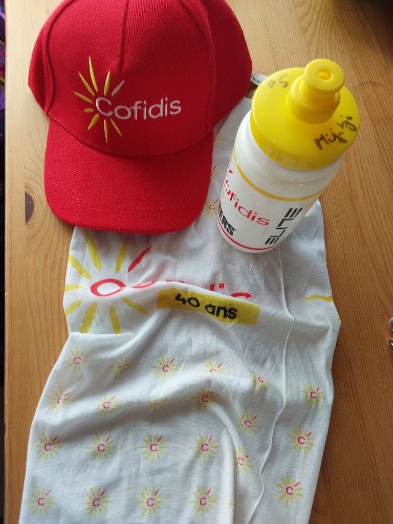 Cofidis bidon plus petje, Ophalen of Verzenden, Overige typen
