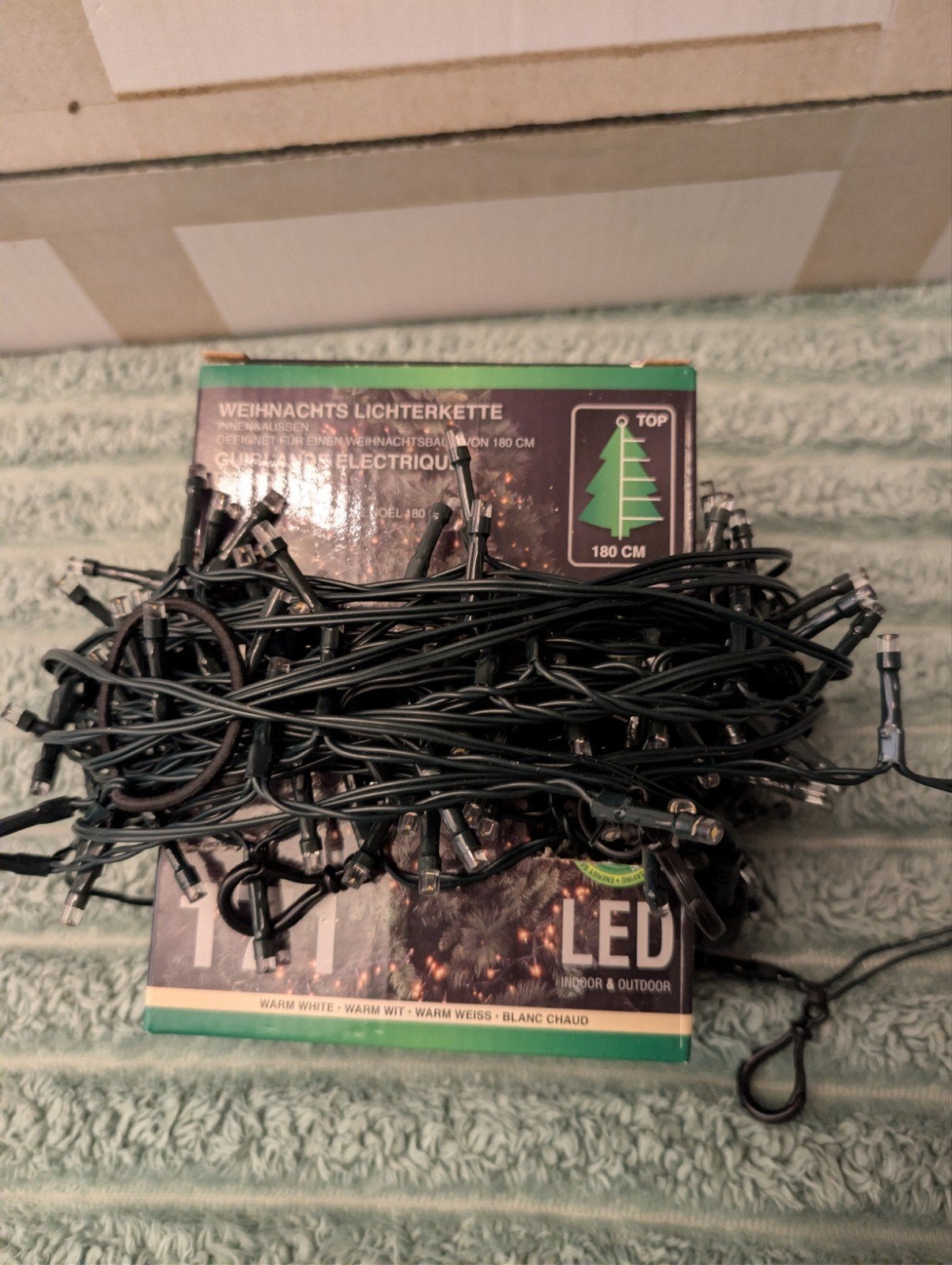 Kerstboom met verlichting, Diversen, Kerst, Ophalen, Zo goed als nieuw