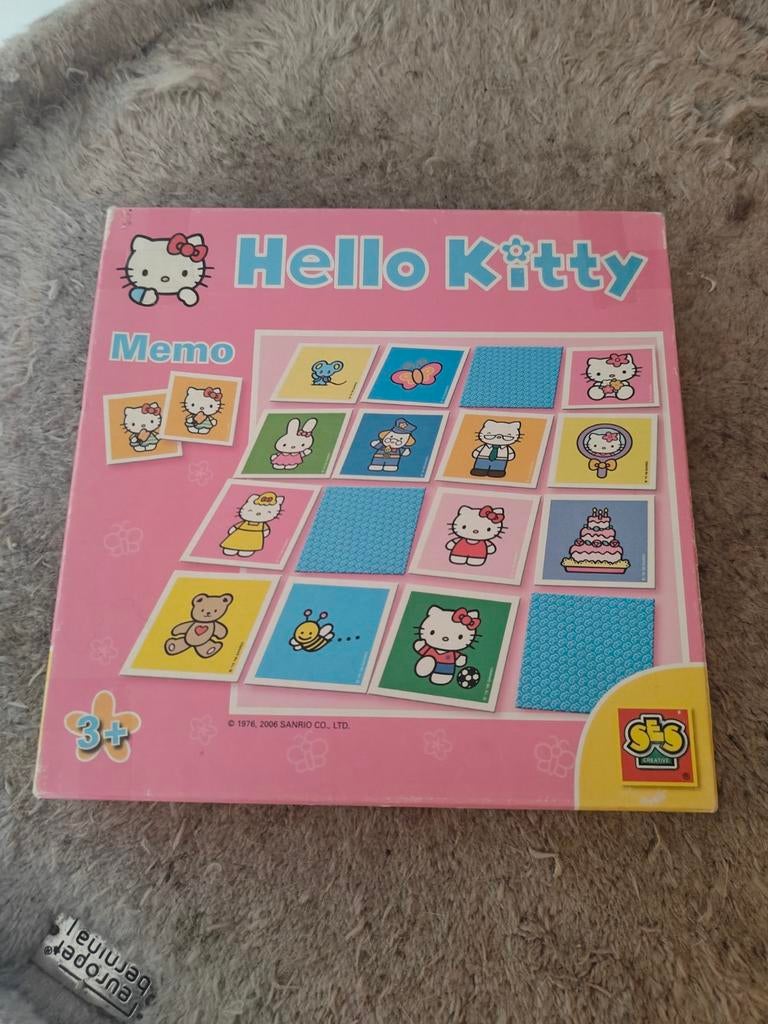 Hello Kitty Memory spel - compleet en in goede staat, Ophalen of Verzenden, Gebruikt, Jongen of Meisje