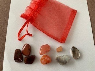 Edelstenen set rode jaspis, agaat,Botswana agaat ,rookkwarts, Ophalen of Verzenden, Nieuw