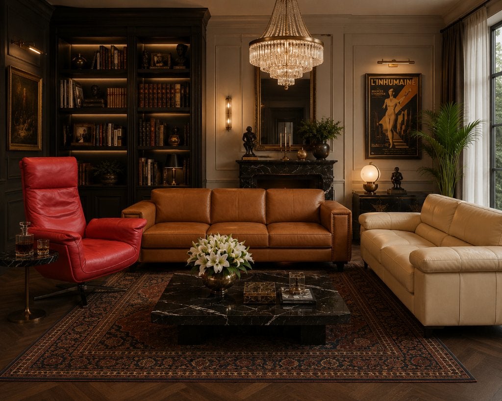 Zithoek, ook in onderdelen. FSM, Ligne Roset en Wittmann, Ophalen, Zo goed als nieuw, Leer, Modern Chique Tijdloos Klassiek Topkwaliteit
