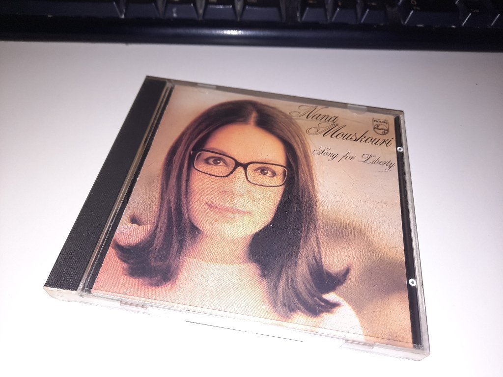 CD MEGA RARE Nana Mouskouri ‎Song For Liberty Turquose Arrow, Ophalen, Zo goed als nieuw, Album