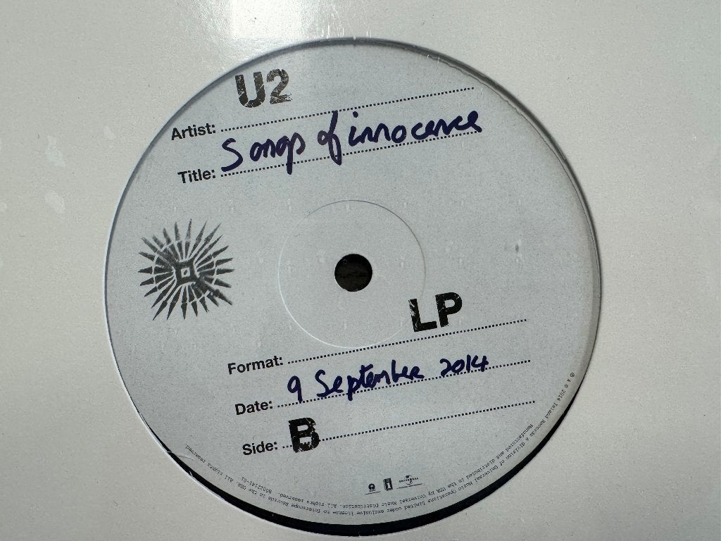 U2 LP Songs of innocence / 9 September 2014 geseald, Ophalen, LP, 12 inch, Nieuw in verpakking