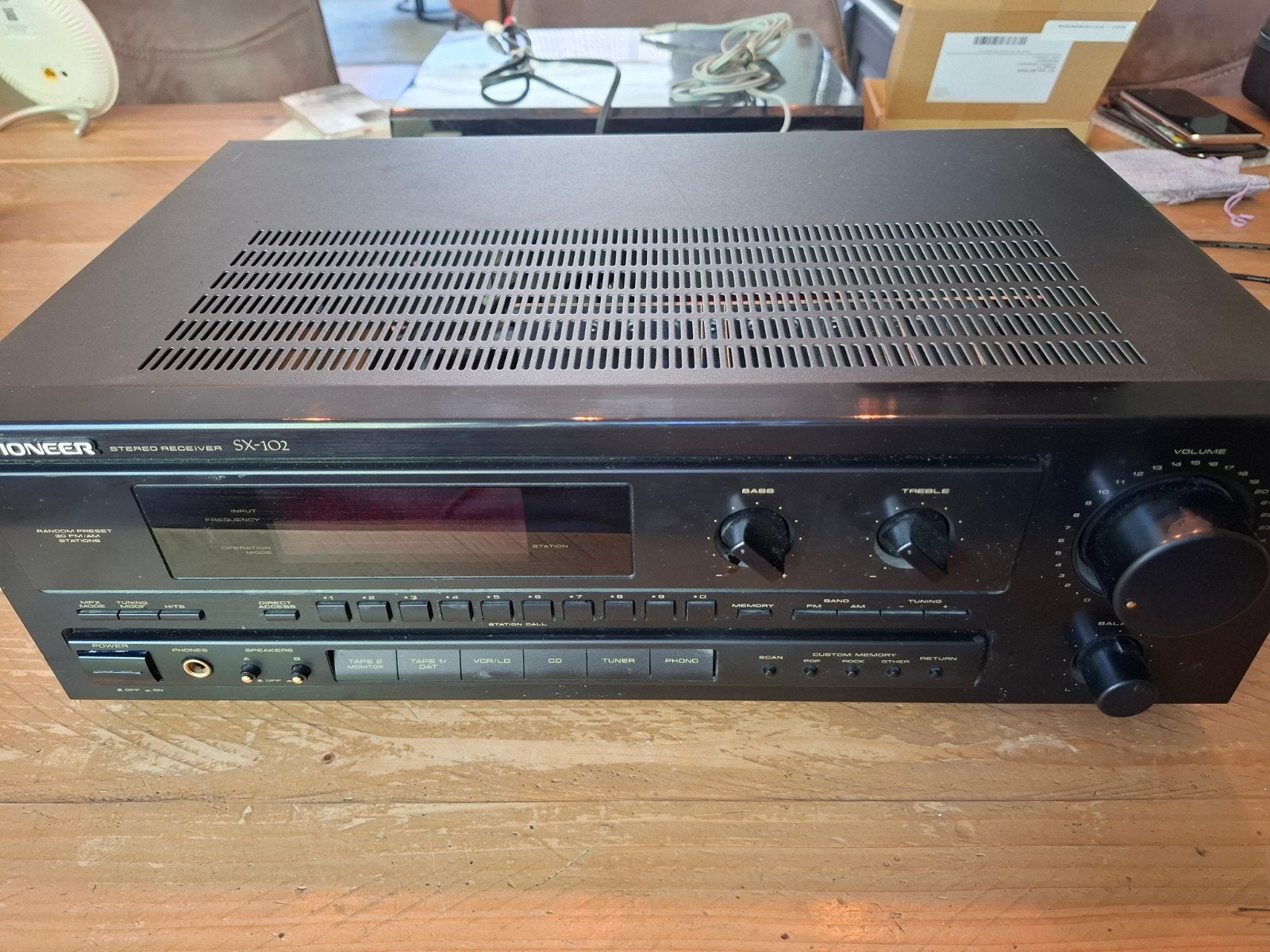 Pioneer SX-102 Stereo Receiver - Vintage Audio, Ophalen, Gebruikt, 60 tot 120 watt, Pioneer
