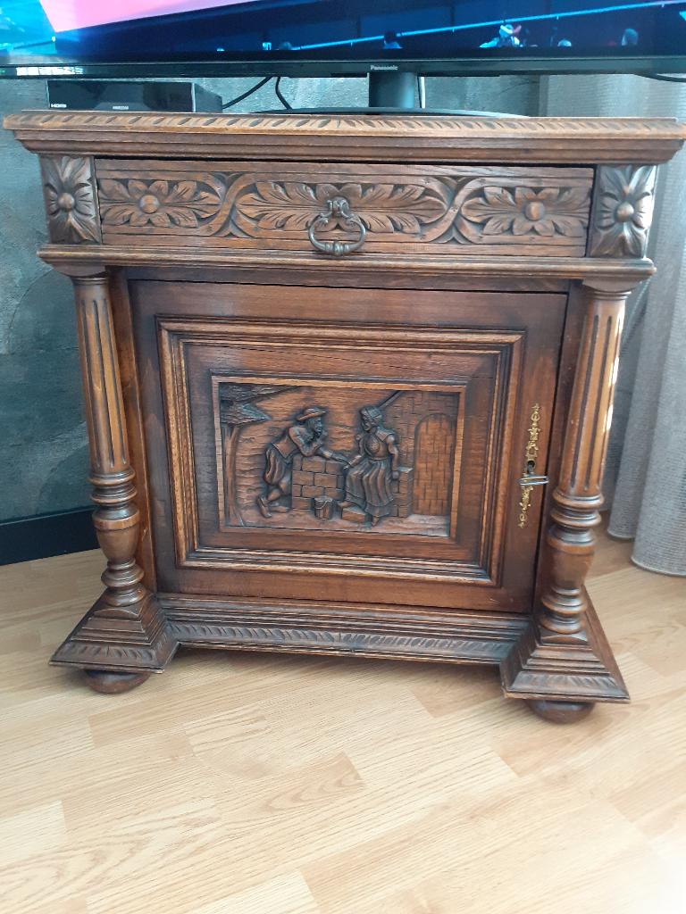 Antieke Mechelse Eiken Kast, Antiek en Kunst, Ophalen