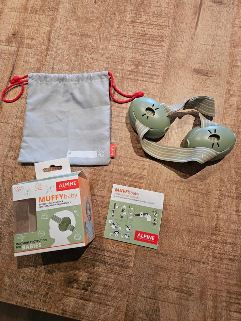 Alpine Muffy Baby gehoorbescherming - zo goed als nieuw, Kinderen en Baby's, Kinderspulletjes, Ophalen of Verzenden, Zo goed als nieuw