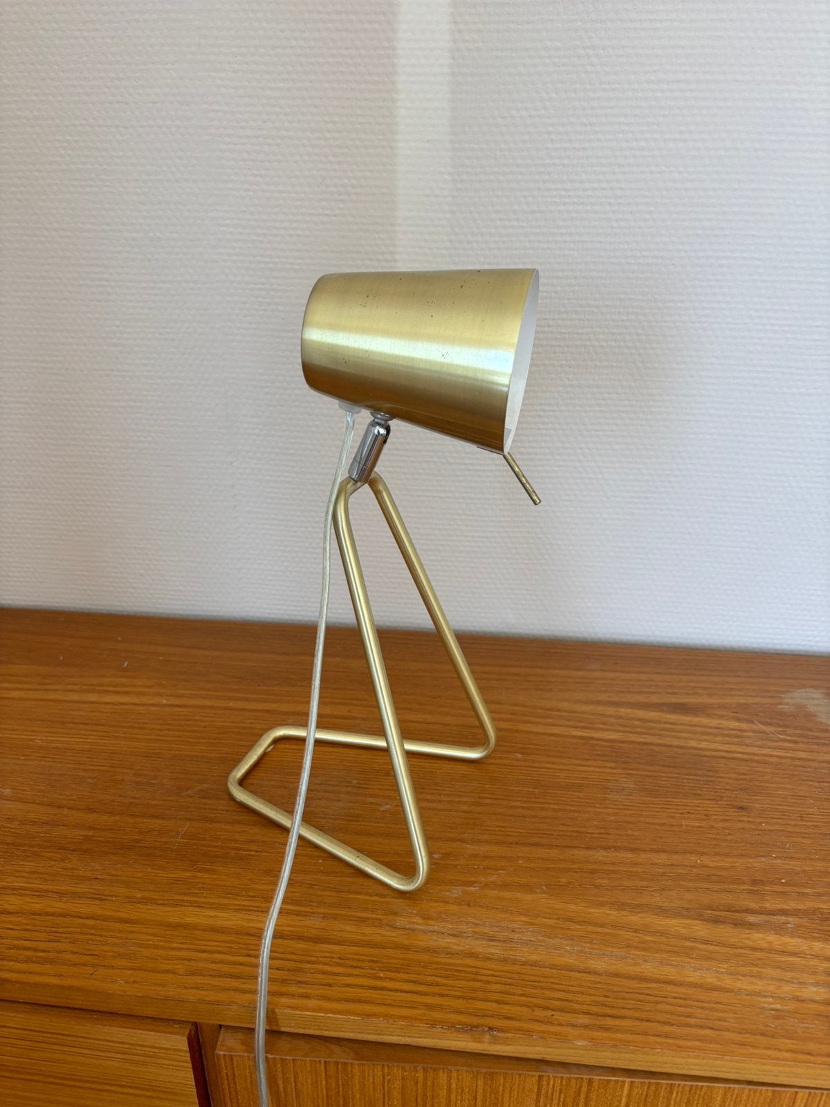 Tafellamp goud - nachtkast lamp goud, Huis en Inrichting, Lampen | Tafellampen, Goud, Ophalen of Verzenden, Zo goed als nieuw