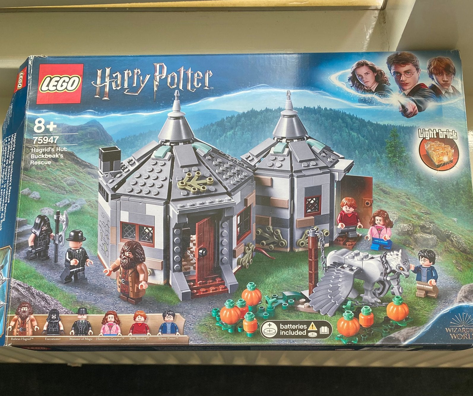 Harry Potter LEGO set Hagrid’s hut met boekje, Ophalen of Verzenden, Gebruikt