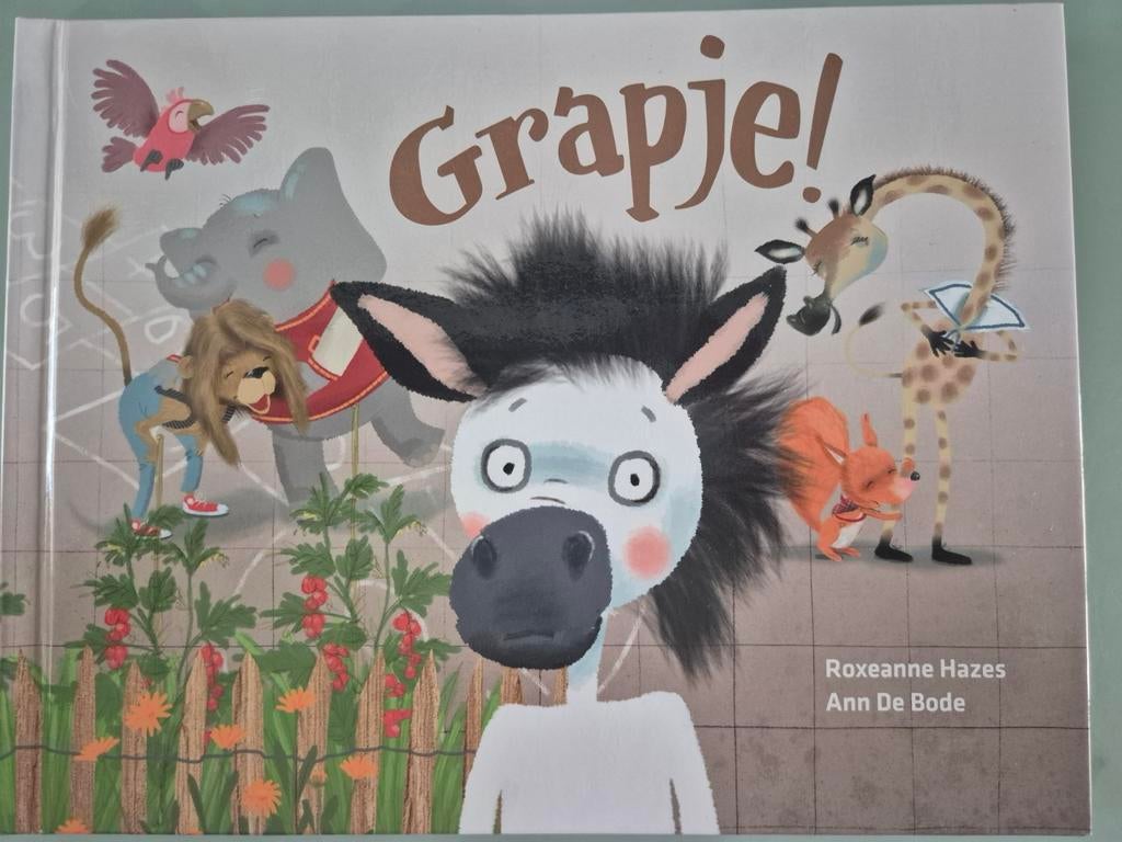 Nieuw: prentenboek Grapje! Roxanne Hazes, leerzaam, 5 of 6 jaar, Fictie algemeen, Jongen of Meisje, Nieuw