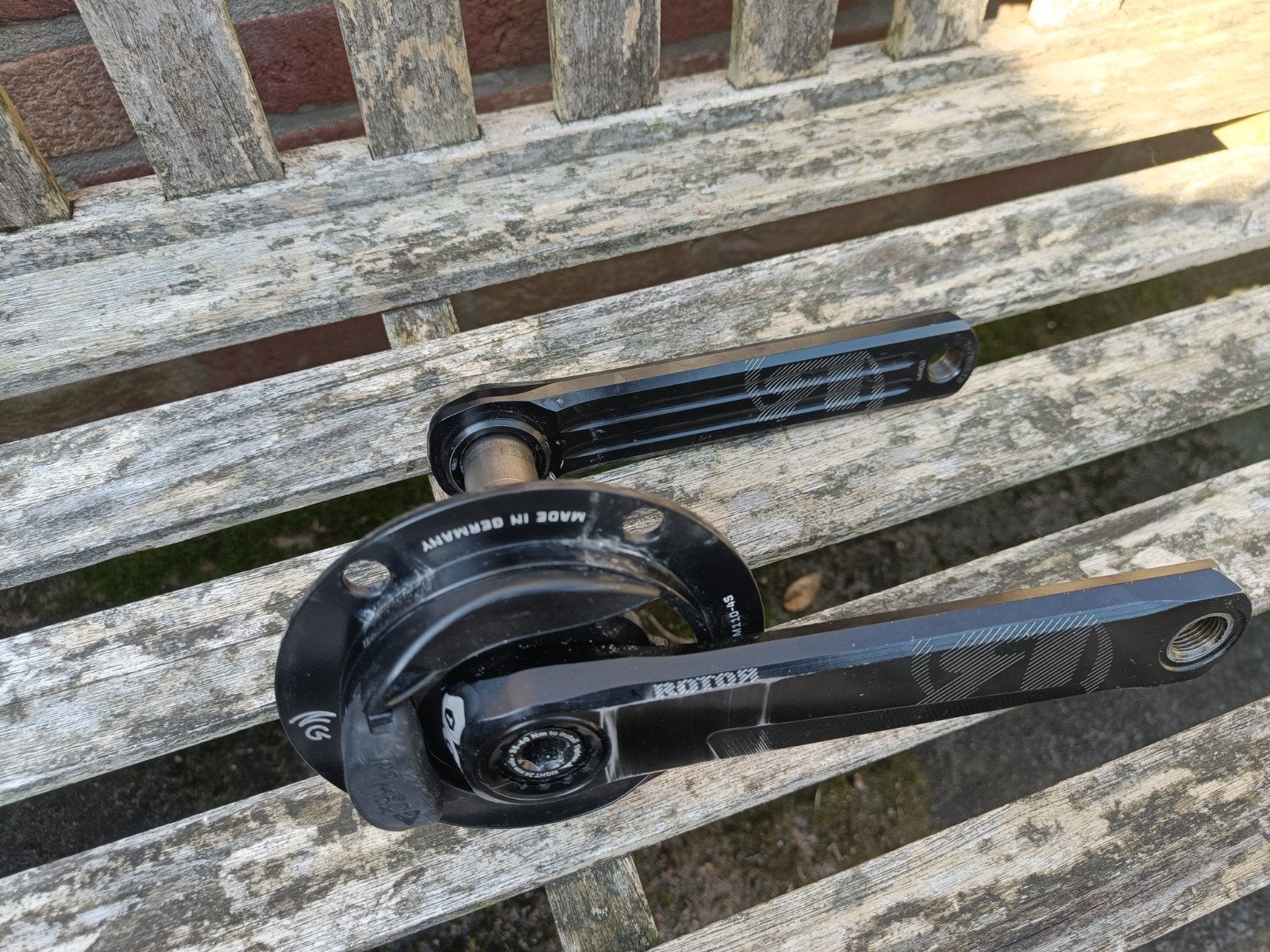 Power2max ng eco met Rotor Aldhu 24mm crank, Fietsen en Brommers, Fietsonderdelen, Ophalen of Verzenden
