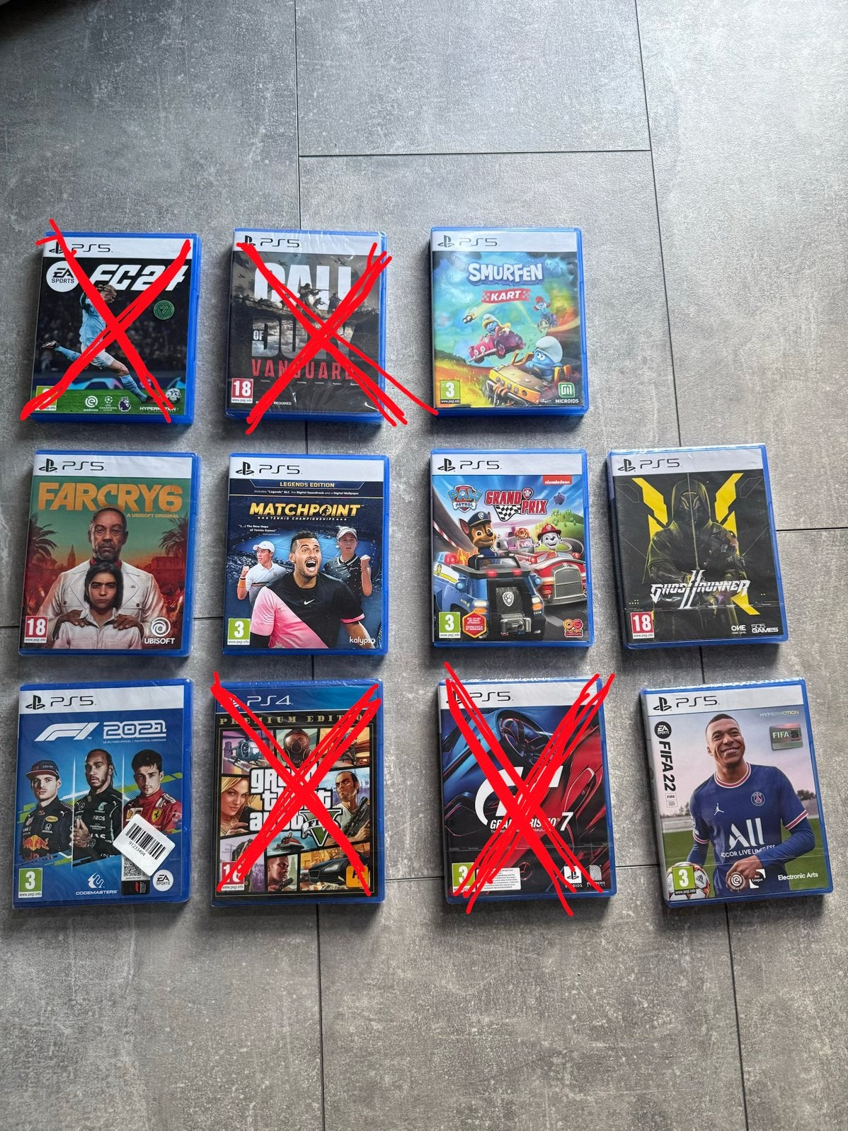 7x ps5 games, Spelcomputers en Games, Ophalen of Verzenden, Zo goed als nieuw