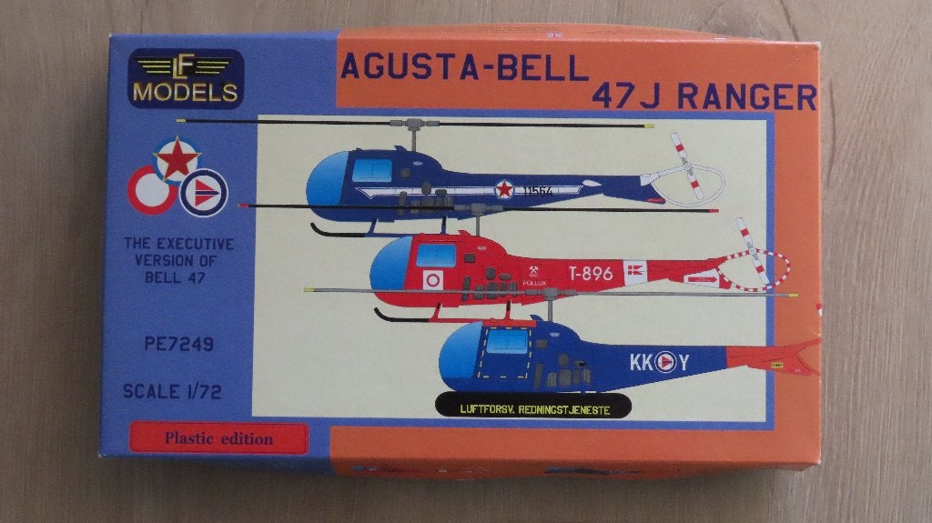 Agusta Bell 47J Ranger LF-Models 1/72, Hobby en Vrije tijd, Modelbouw | Vliegtuigen en Helikopters, Overige merken, 1:72 tot 1:144
