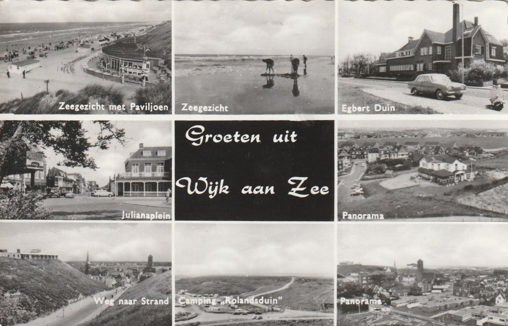 WIJK AAN ZEE Paviljoen Julianaplein Camping Egbertduin, Verzenden, 1960 tot 1980, Gelopen, Noord-Holland
