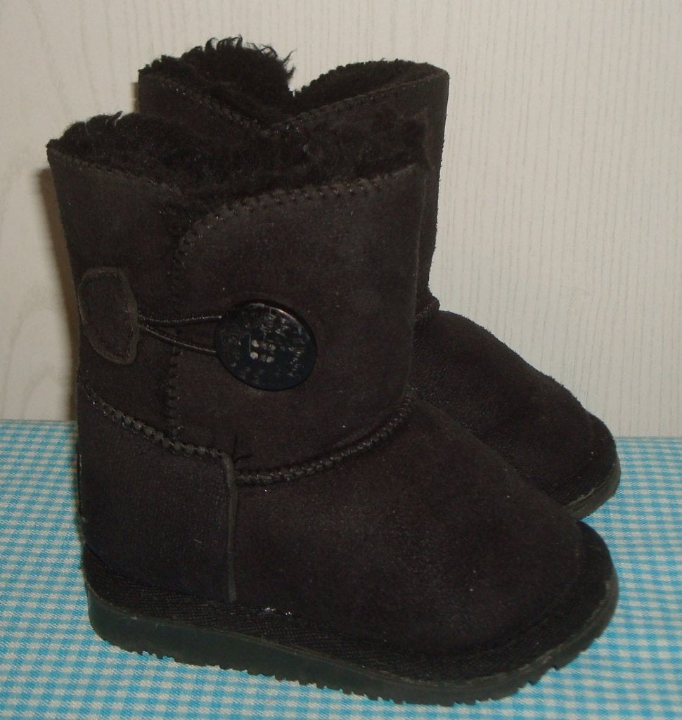 Maat 21 UGG laarsjes zwart, Gebruikt, UGG, Meisje, Schoenen