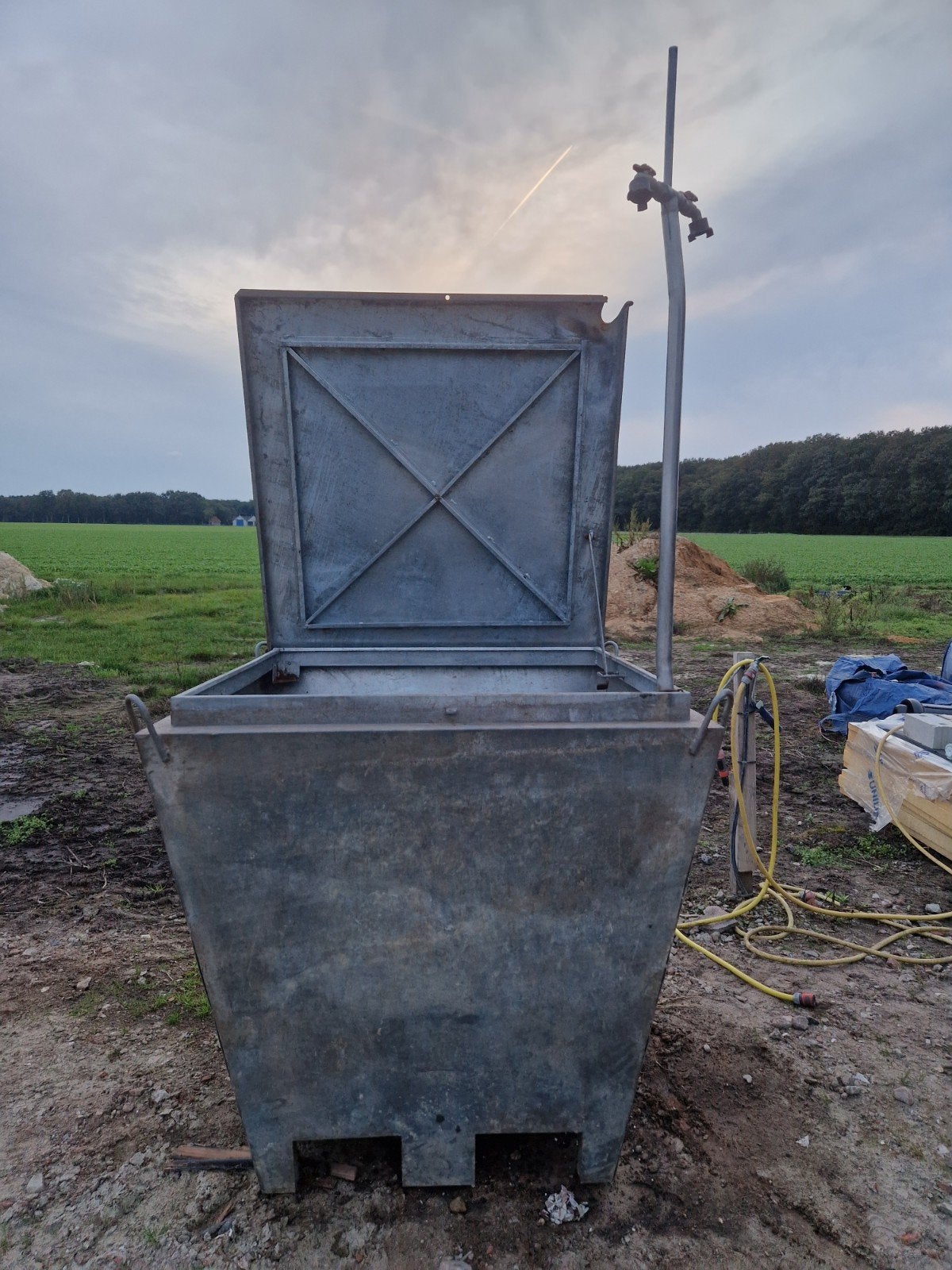 bouwwaterput gegalvaniseerd, Ophalen of Verzenden