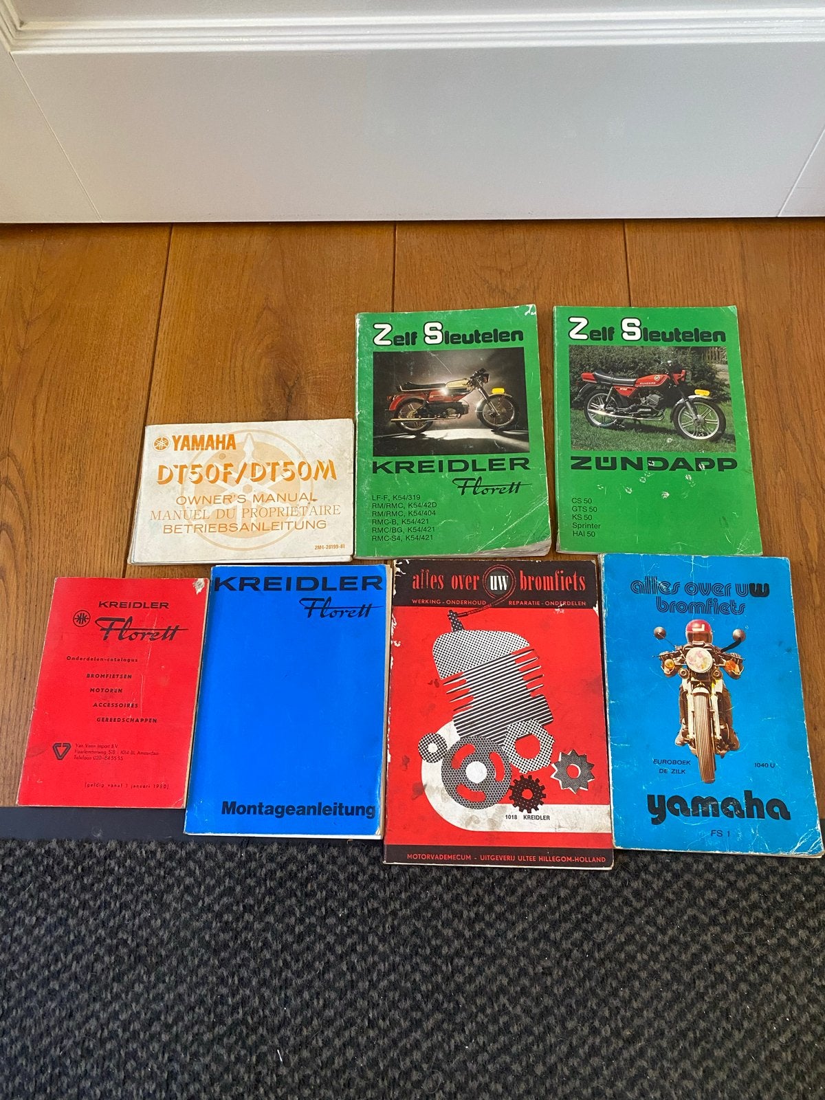 Vintage Werkplaatshandboeken: Kreidler, Zundapp, Yamaha, Boeken, Ophalen of Verzenden, Gelezen, Algemeen