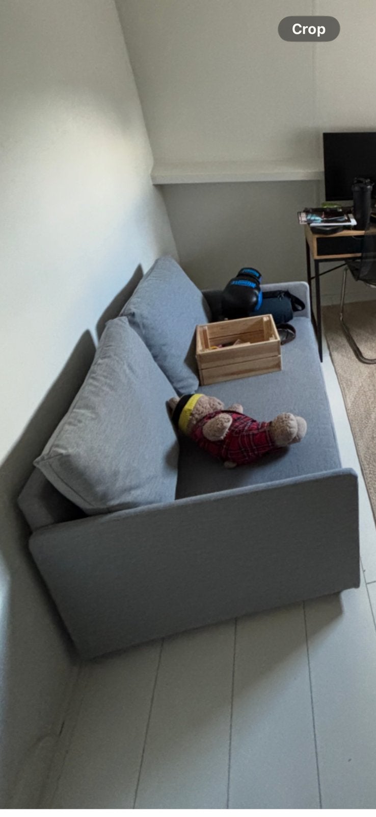 Fridhult slaapbank Ikea, Ophalen, Zo goed als nieuw, Tweepersoons, 140 cm