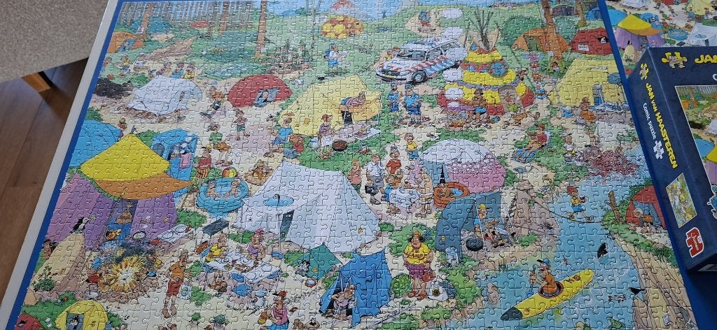Jan van Halsteren puzzel 1000 stukjes, Ophalen of Verzenden, 500 t/m 1500 stukjes, Zo goed als nieuw, Legpuzzel