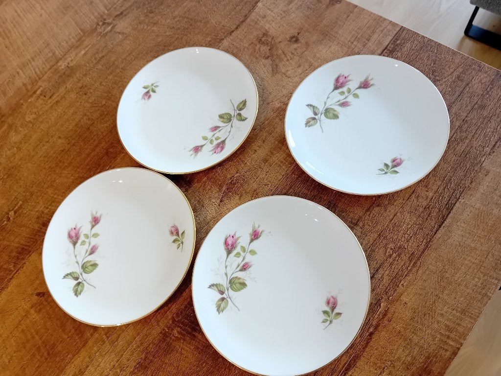 4 gebaksbordjes Hutschenreuther, Ophalen of Verzenden