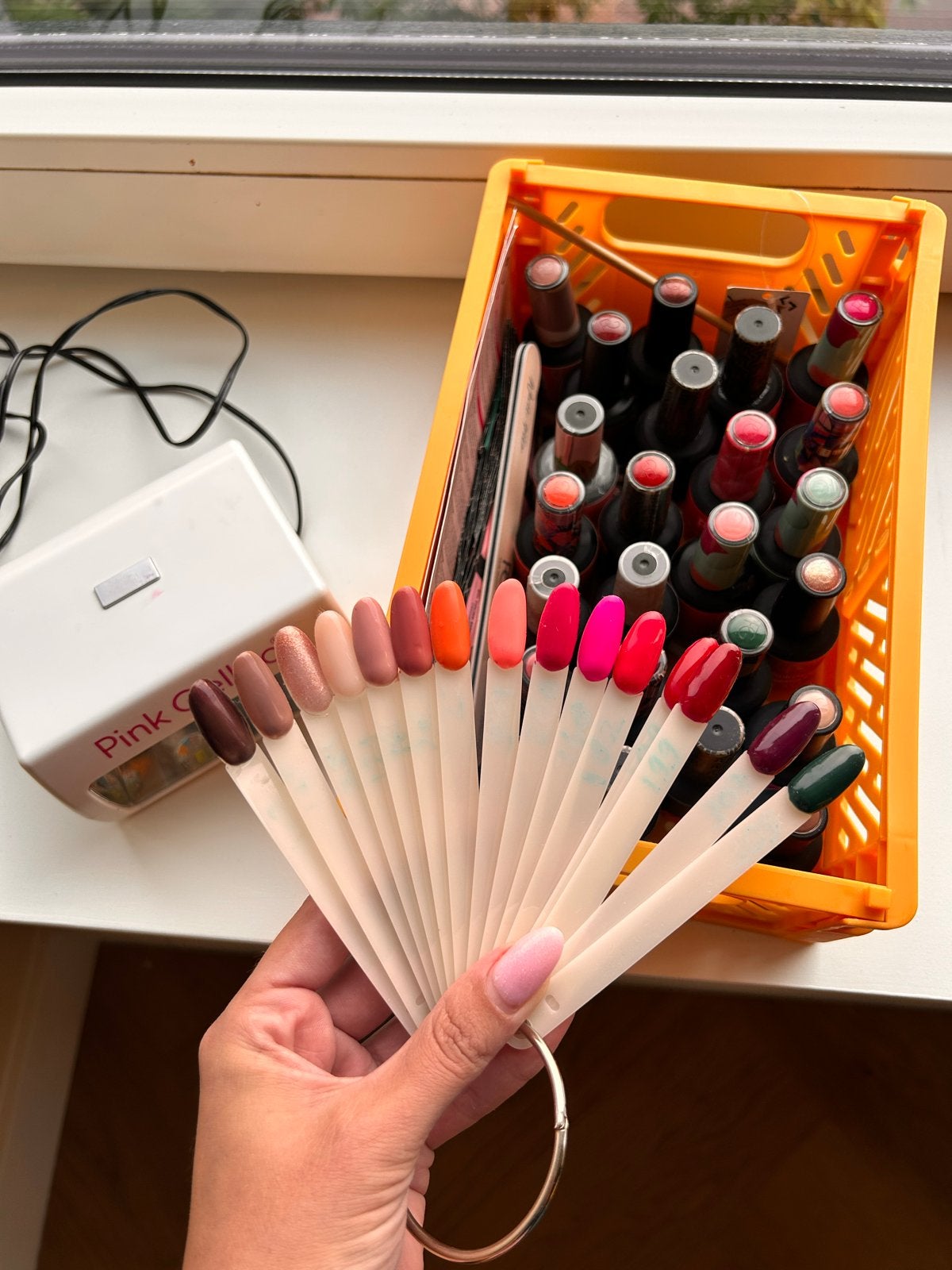 Pink Gellac Startset met Lamp en Diverse Benodigdheden, Ophalen of Verzenden, Zo goed als nieuw, Overige typen
