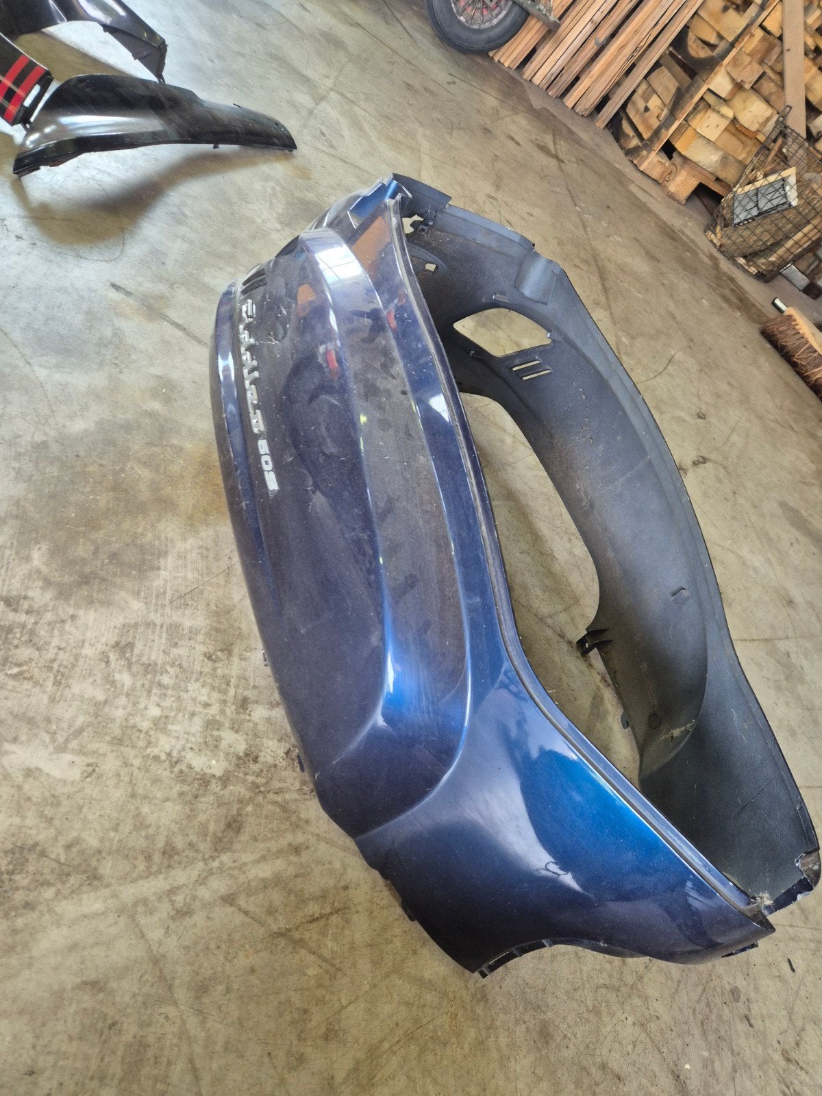 achterkap sym fiddle 2 blauw, Motoren, Tuning en Styling, Ophalen