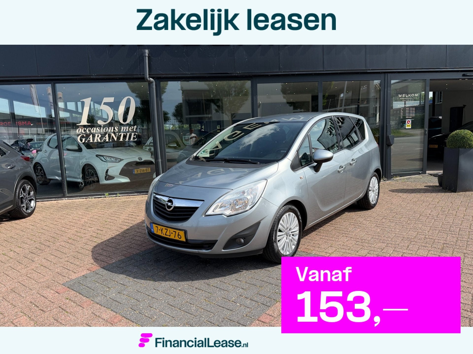 Opel Meriva 1.4 Turbo Cosmo Clima|Cruise|Trekhaak, Voorwielaandrijving, Euro 5, Stof, Gebruikt