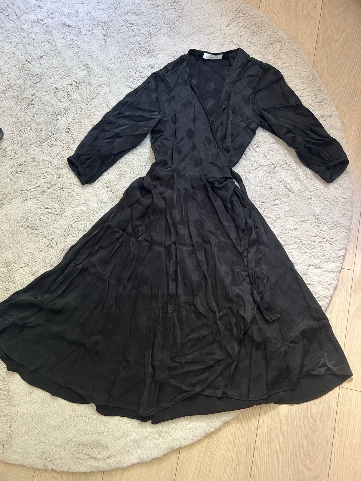 Samsøe & Samsøe jurk, zwaart, 34, Zwart, Ophalen of Verzenden, Zo goed als nieuw, Maat 34 (XS) of kleiner