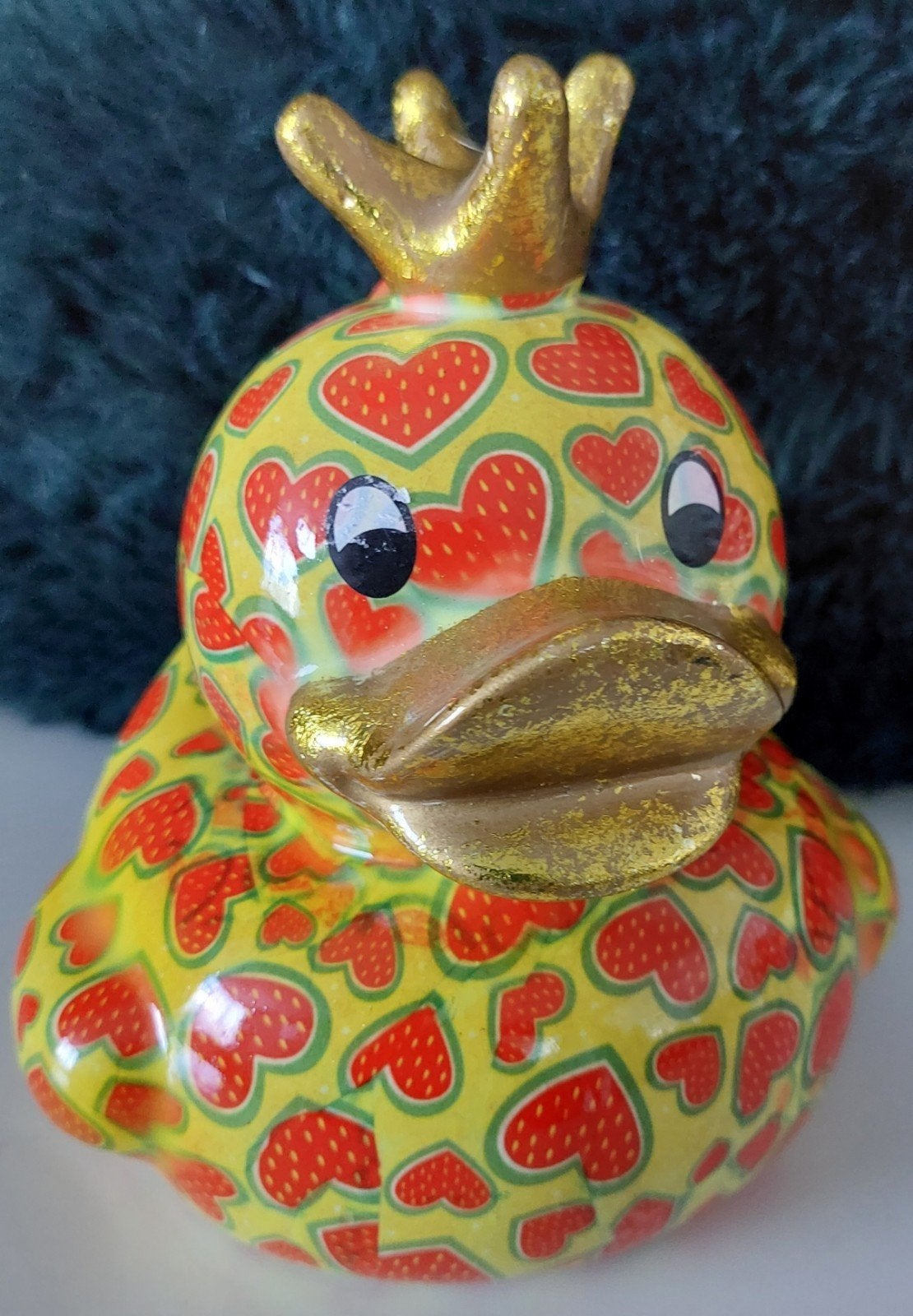 pomme Pidou Spaarpot Ducky, Ophalen of Verzenden, Zo goed als nieuw, Steen, Aardewerk of Keramiek, Dier
