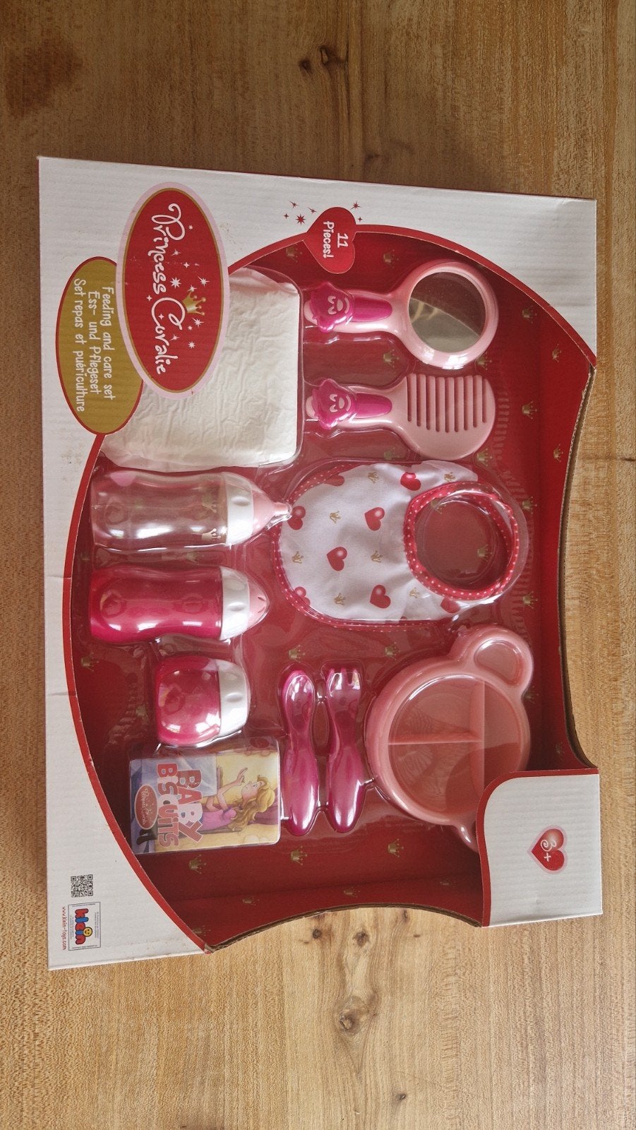 Nieuwe Princess Coralie Poppenverzorgingsset 12-delig, Klein Toys, Nieuw, Ophalen of Verzenden, Info@klein-toys.com