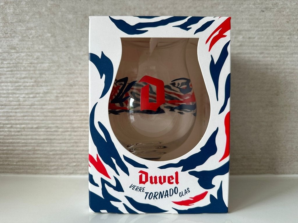 Nieuw collector's Duvel glas Tornado, Ophalen of Verzenden, Nieuw, Glas of Glazen, Duvel