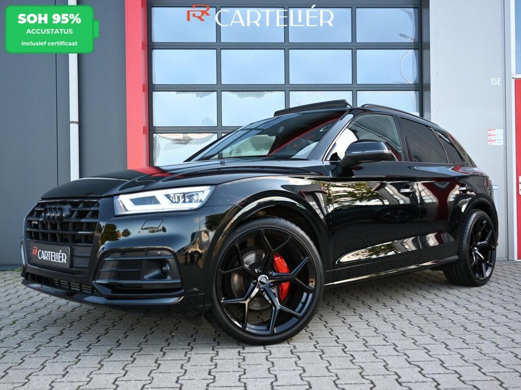 Audi Q5 55 TFSI e S-Line Quattro Competition | Luchtvering |, Automaat, Zwart, 4 cilinders, Alcantara